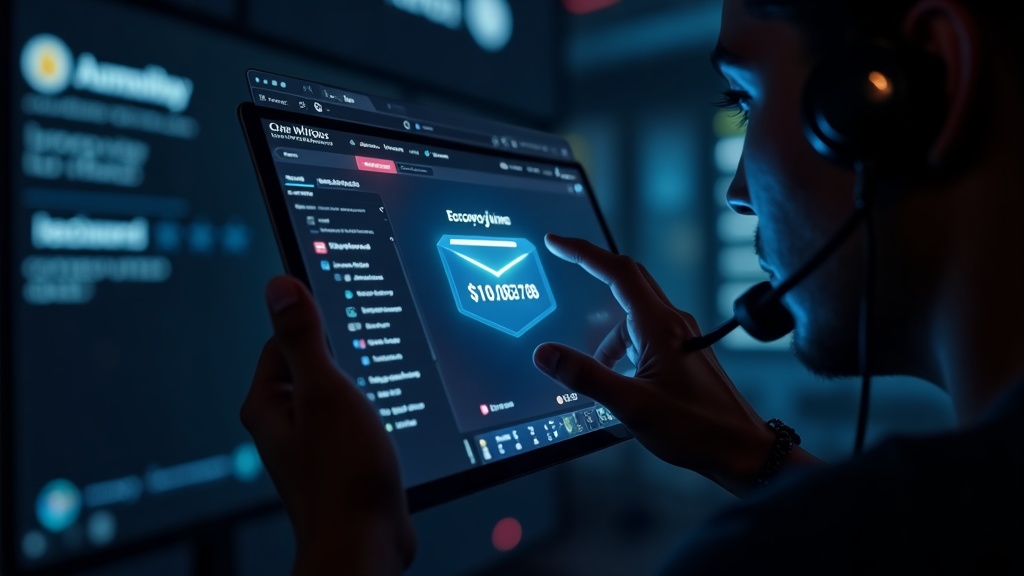 Recupero credenziali con smartphone e supporto in ambiente casino scuro